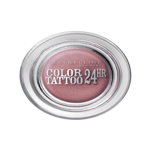 Maybelline Eyestudio Color Tattoo Cream Gel Shadow in Pink Gold, vibrant eyeshadow with a creamy gel texture.