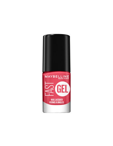 Maybelline Fast Gel Nail Lacquer in shade 06 Orange Shot, vibrant orange gel nail polish from Jag Couture London - New York.