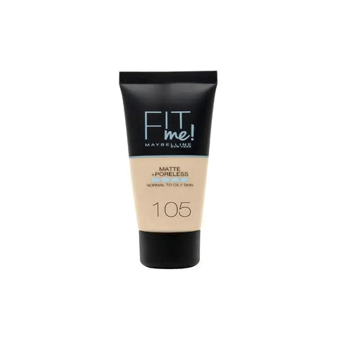Jag Couture London - New York Maybelline Fit Me Matte &amp; Poreless Foundation 105 Natural Ivory