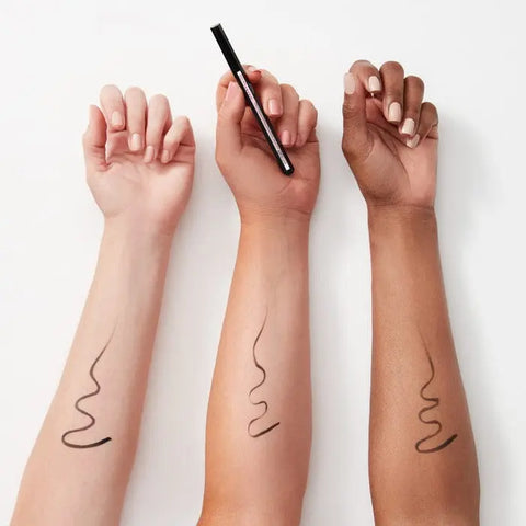 Maybelline Hyper Easy Liquid Eyeliner in Knockout Black, featuring a sleek applicator for precise eye line definition.