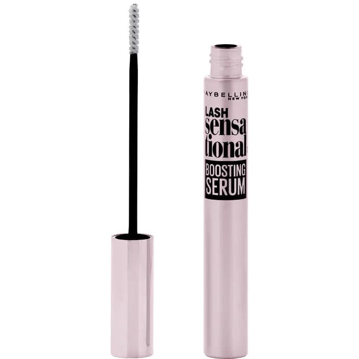 Maybelline Lash Sensational Eyelash Serum 5.3ml in a sleek tube, designed to enhance and boost eyelash length and fullness.