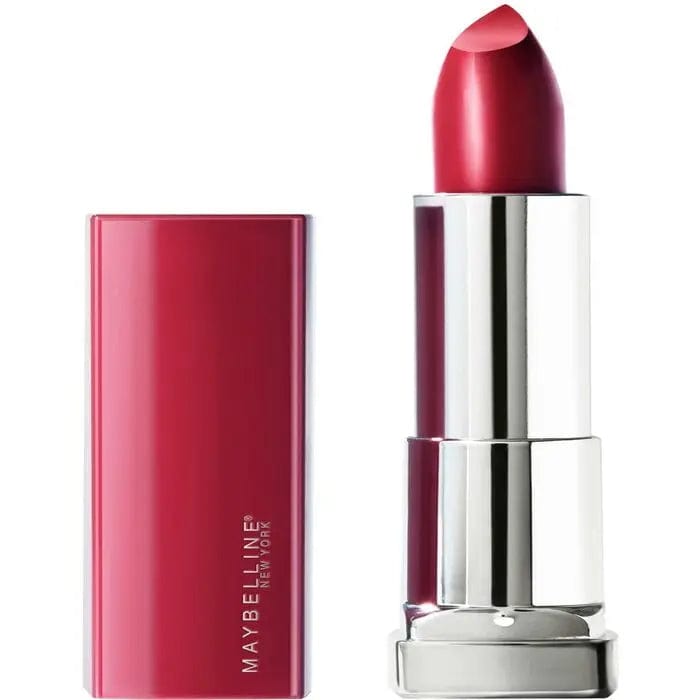 Maybelline Made For All Lipstick in 368 Plum For Me, featuring a deep plum shade, displayed in a sleek tube with the brand logo.
