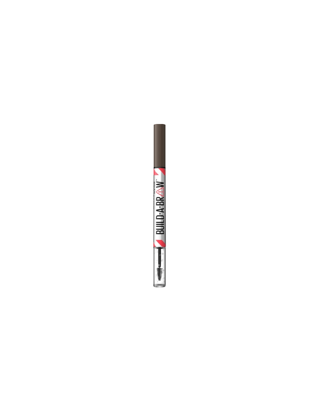 Maybelline Mayb Brow Buil A Brow eyebrow pencil in a sleek packaging, designed for natural-looking brow enhancement.