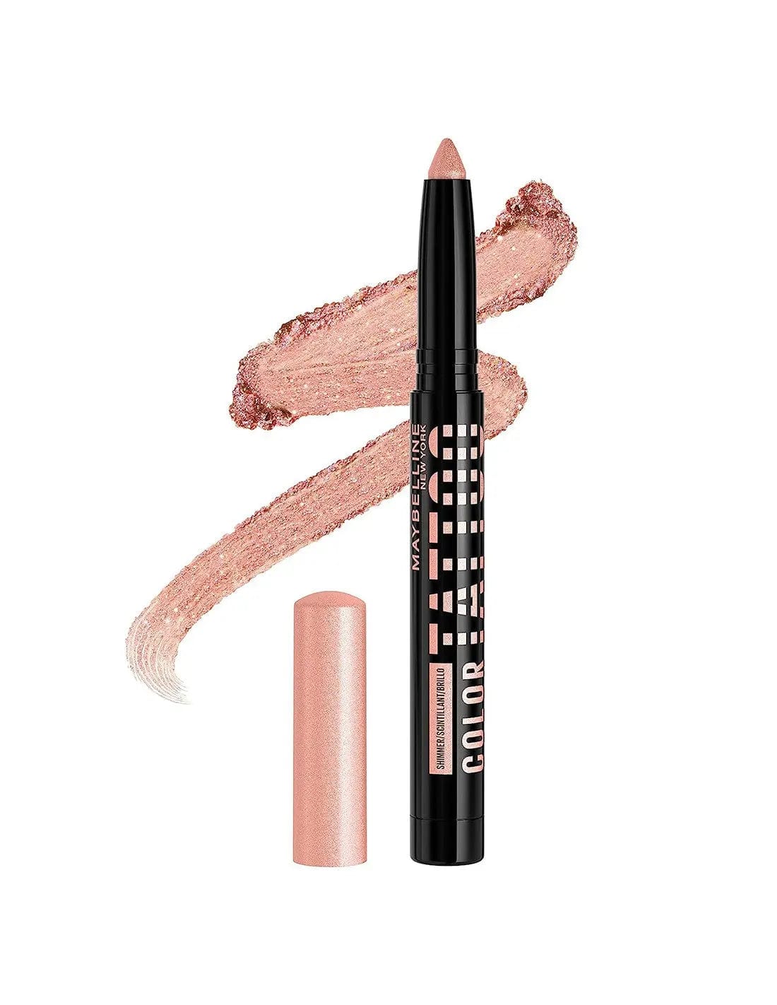 Maybelline Mayb Sombra-Eyeliner C Tattoo in sleek black, displayed on a neutral background with the packaging visible.
