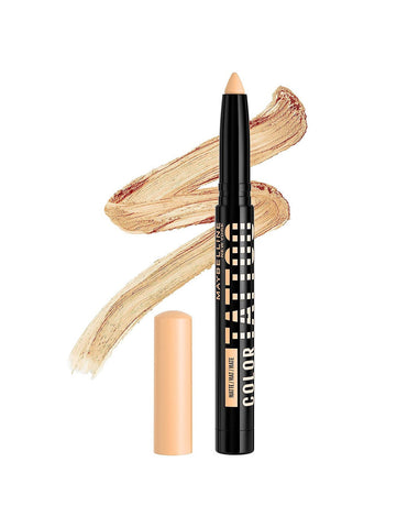 Maybelline Sombra EyeLiner C Tattoo by Jag Couture London-New York, close-up of black gel eyeliner pencil with sharp tip showing product details.