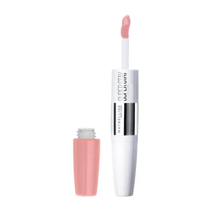 Maybelline Superstar 24 2-Step Liquid Lipstick in shade 620 In The Nude, featuring a dual-step lip makeup product with nude tones.