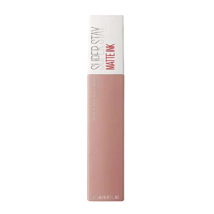 Maybelline Superstay 24 Matte Ink lipstick in shade 05 Loyalist, 5ml, displayed with packaging from Jag Couture London New York