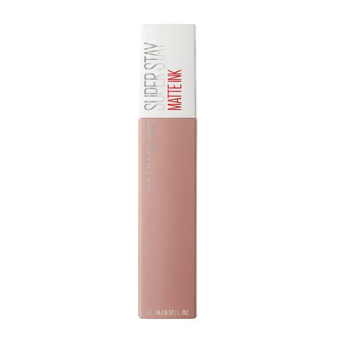 Maybelline Superstay 24 Matte Ink lipstick in shade 05 Loyalist, 5ml, with sleek packaging featuring brand logo.
