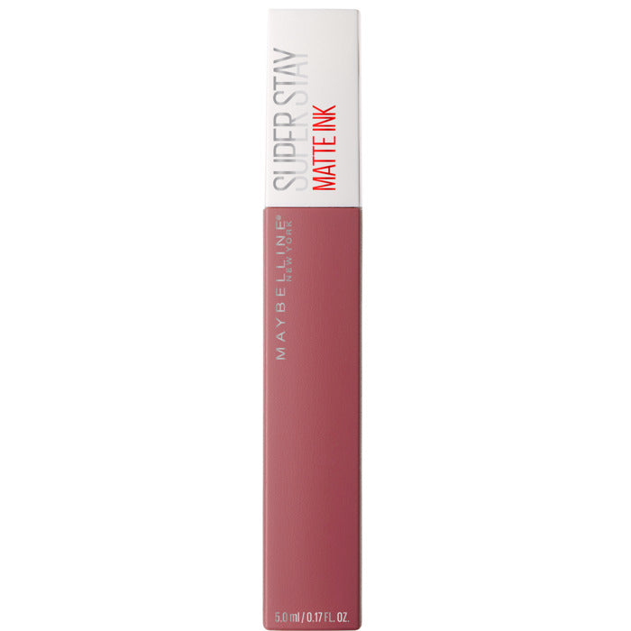 Maybelline Superstay 24 Matte Ink Lipstick in shade 140 Soloist, 5ml, with sleek packaging and applicator.