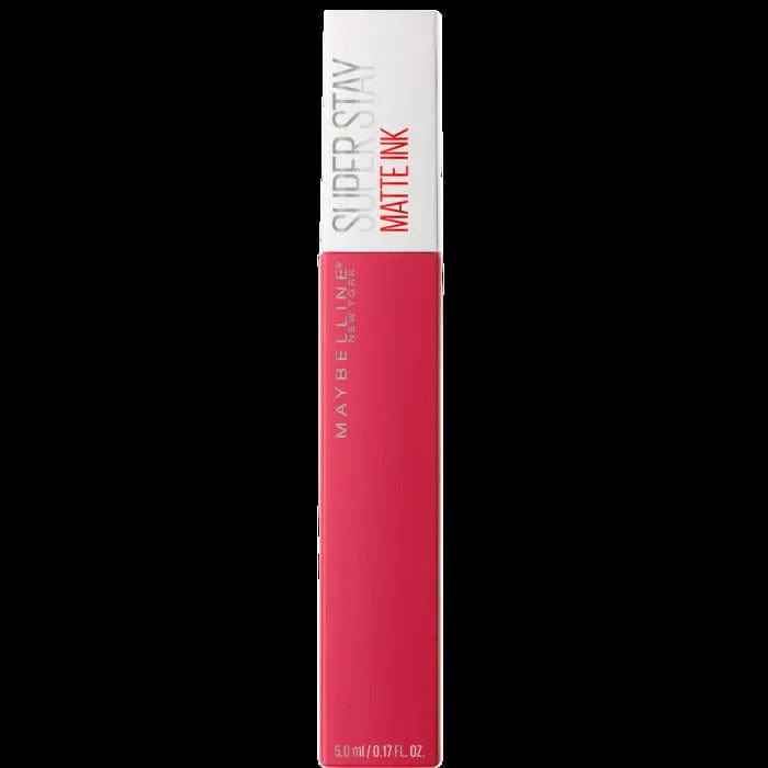 Maybelline Superstay 24 Matte Ink lipstick in shade 155 Savant, 5ml, featuring a sleek tube and rich matte finish.