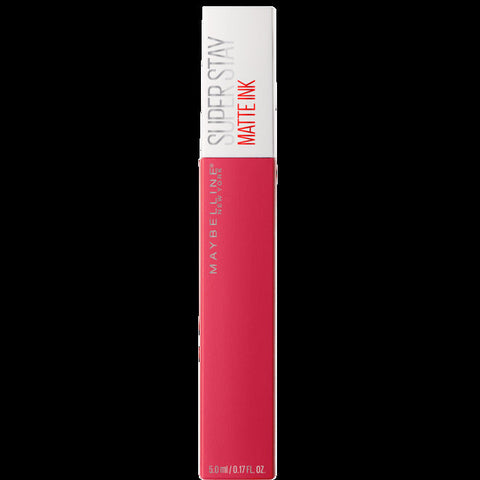 Maybelline Superstay 24 Matte Ink lipstick in shade 155 Savant, 5ml, shown in a sleek tube with the brand logo.