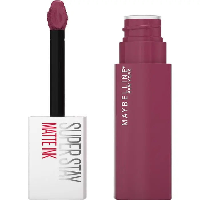 Maybelline Superstay 24 Matte Ink Lipstick in shade 165 Successful, 5ml, with a matte finish and sleek packaging.