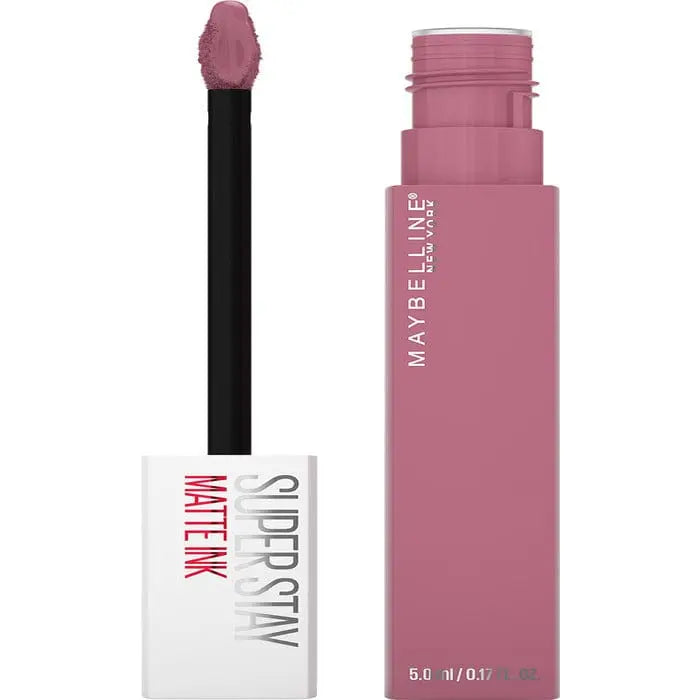 Maybelline Superstay 24 Matte Ink Lipstick in shade 180 Revolutionary, 5ml, displayed in a sleek tube with matte finish.