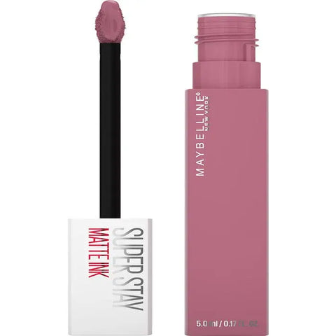 Maybelline Superstay 24 Matte Ink Lipstick in shade 180 Revolutionary, 5ml, with sleek matte finish and bold color.