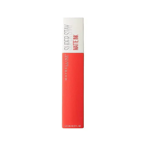 Maybelline Superstay 24 Matte Ink Lipstick in shade Heroine, 5ml, with a sleek tube and vibrant matte finish.