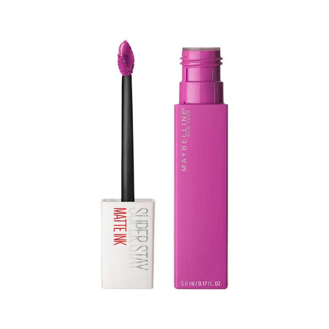 Maybelline Superstay 24 Matte Ink Lipstick in shade 35 Creator, 5ml, displayed with sleek black packaging and applicator.