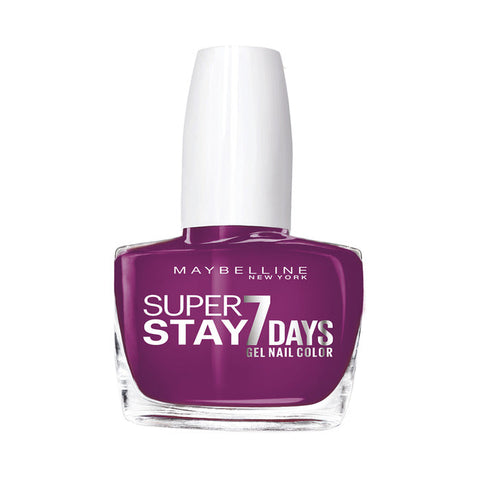 Maybelline Superstay 7 Days Gel Nail Color in Berry Stain, vibrant gel nail polish with long-lasting finish.