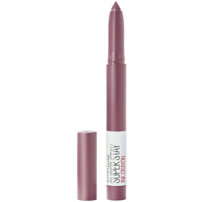 Maybelline Superstay Matte Ink Crayon Lipstick in shade 25 Stay Exceptional, with a smooth, matte finish and crayon design.