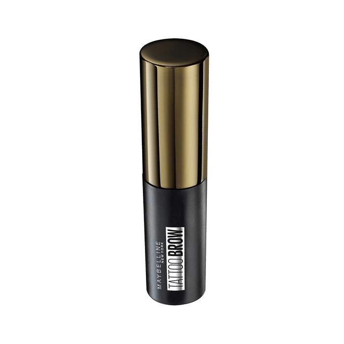 Maybelline Tattoo Brow Easy Peel Off Tint in Light Brown, featuring the product tube with applicator and branding.