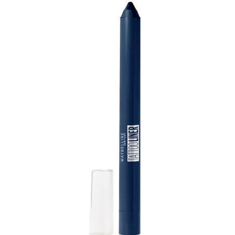Maybelline Tattoo Liner Gel Pencil in 920 Striking Navy, a navy eyeliner pencil with precise tip from Jag Couture London - New York.