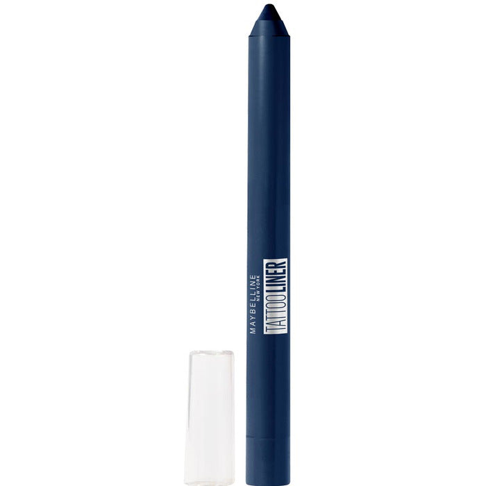 Maybelline Tattoo Liner Gel Pencil in Striking Navy, a smooth gel eyeliner pencil from Jag Couture London New York.