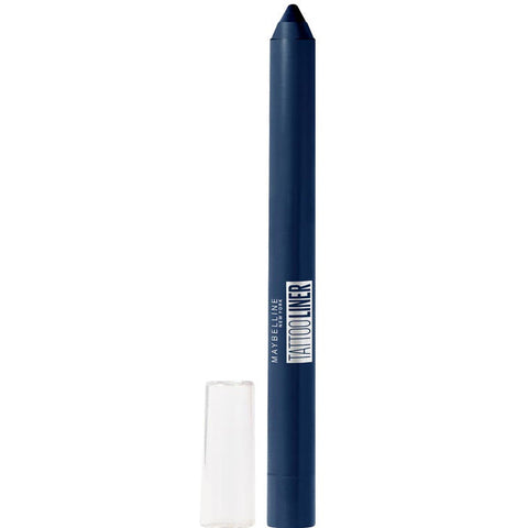 Maybelline Tattoo Liner Gel Pencil in Striking Navy, a smooth gel eyeliner pencil from Jag Couture London New York.
