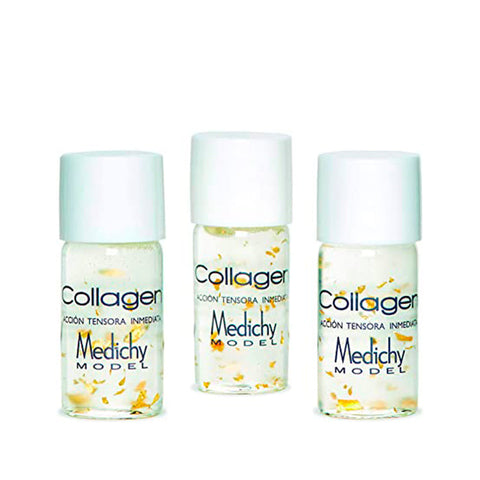 Medichy Model Immediate Action 3 Ampoules by Jag Couture London New York, shown in a close-up image with ampoules ready for use.