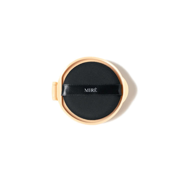 Mi-Rê Bibi Nova hybrid foundation refill by Jag Couture London with SPF 50 in shade 03 Doré, showing the compact and refill packaging.