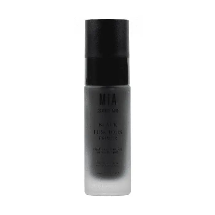Jag Couture London Black Luscious Primer by Mía Cosmetics, 30ml, smooths skin for flawless makeup application.