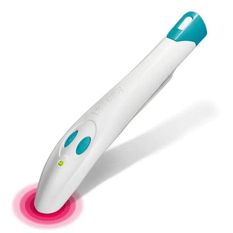 Jag Couture London-New York Mibetec Bite Away device for soothing insect bite relief, shown in the image.