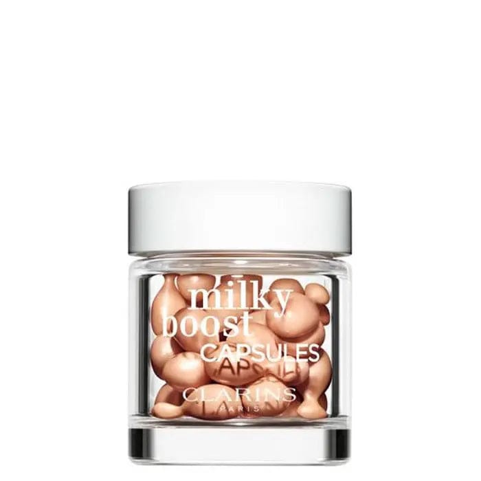 Jag Couture London New York Milky Boost Fond de Teint 3.5 30 capsules, close-up of the product packaging with capsules displayed.