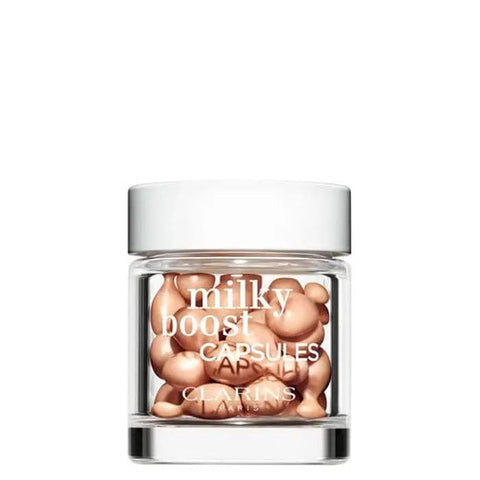 Jag Couture London New York Milky Boost Fond de Teint 3.5 30 capsules, close-up of the product packaging with capsules displayed.