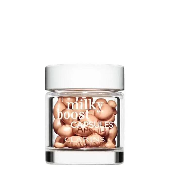 Milky Boost Fond De Teint 3.5 by Jag Couture London - New York, 30 capsules, close-up of the product packaging and capsules.