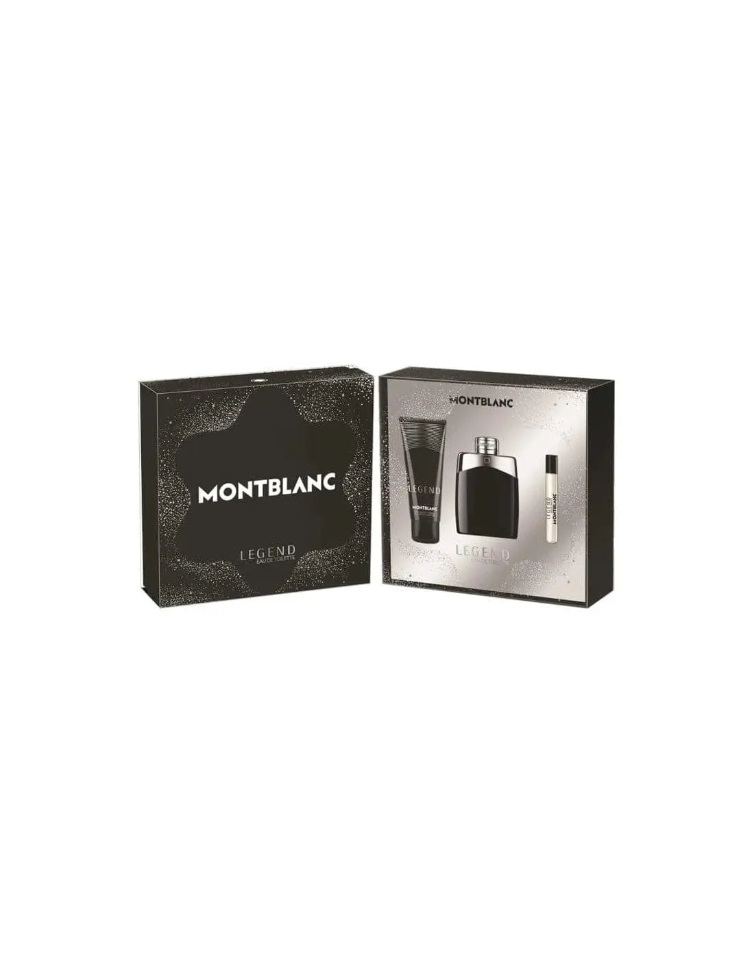 Montblanc Legend Eau de Toilette spray 100ml set of 3 bottles, stylish packaging, for men.