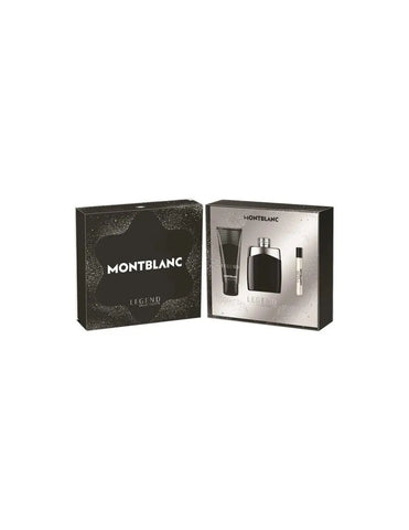 Montblanc Legend Eau de Toilette spray 100ml set of 3 bottles, stylish packaging, for men.