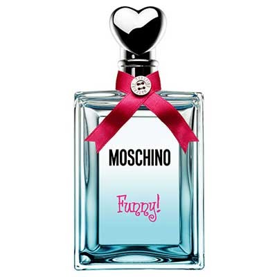 Moschino Funny Eau De Toilette spray 50ml bottle with colorful packaging, displayed on a plain background.