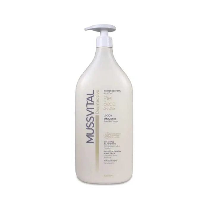Jag Couture London - New York Mussvital Dermoactival Dry Emollient Lotion 1L, moisturizing skincare for dry skin