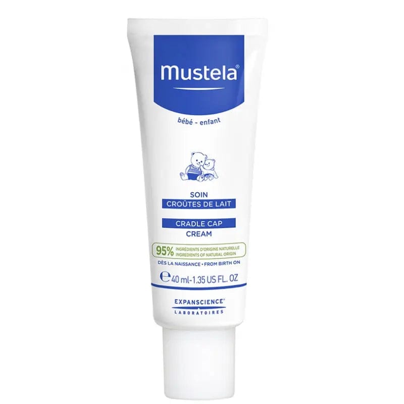 Jag Couture London New York Mustela Cradle Cap Care 40ml tube, gentle baby scalp treatment with soothing formula.