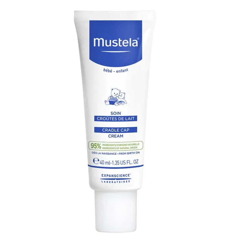 Jag Couture London New York Mustela Cradle Cap Care 40ml bottle, gentle hair and scalp treatment for babies.