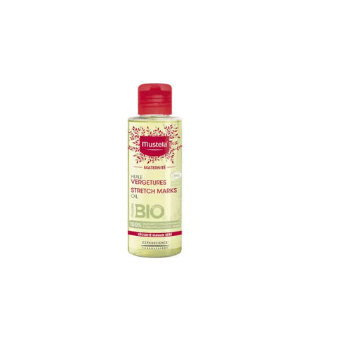 Mustela Oil Prevention Stretch Marks Action 3-in-1 105ml, a nourishing skincare product for stretch mark prevention by Jag Couture London.