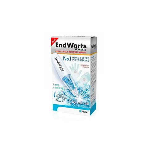 Jag Couture London New York Mylan Endwarts Freeze 7.5g with 6 disposable tips for wart removal treatment.