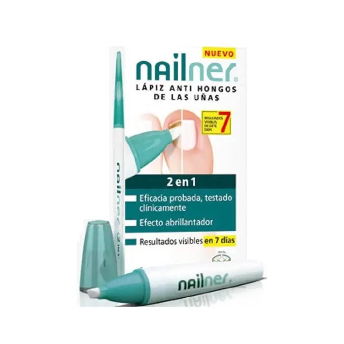 Jag Couture London Nailner Anti-Fungal Nail Pen 2-in-1 4ml, close-up of the black pen with product details visible