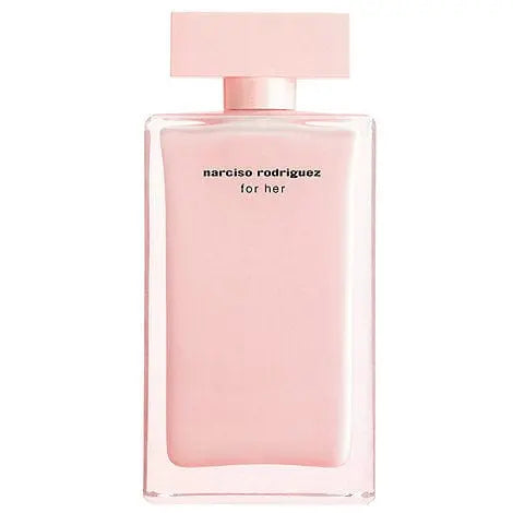 Narciso Rodriguez For Her Eau De Perfume Spray 50ml bottle with sleek design, displayed on a neutral background.