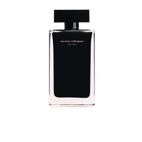 Narciso Rodriguez For Her Eau de Toilette spray 150ml with elegant perfume bottle, displayed on a neutral background.