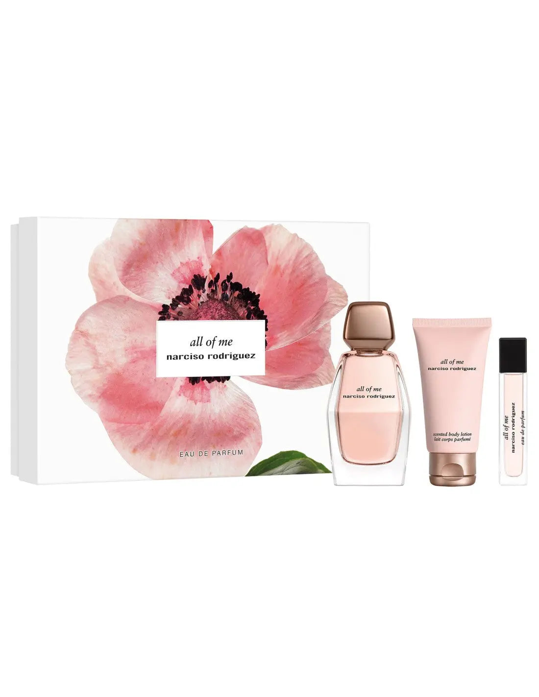 Narciso Rodriguez Narciso All Of Me Eau de Parfum spray by Jag Couture London, elegant bottle with minimalist design.