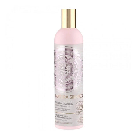 Natura Siberica Floral Gel De Baño in 400ml bottle, natural shower gel with floral scent, by Jag Couture London New York.