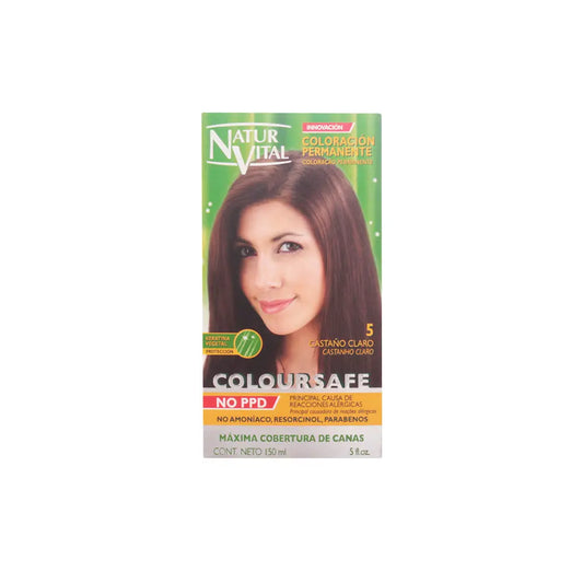 Naturaleza Y Vida Coloursafe Permanent Color 5 Light Brown 150ml Jag Couture London - New York