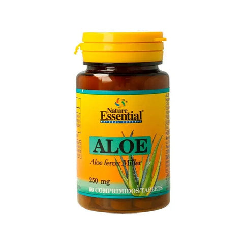 Bottle of Jag Couture London Aloe 250mg Nature Essential supplement with label visible on white background