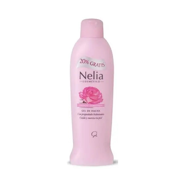 Nelia Moisturizing Gel by Jag Couture London, 750ml and 150ml bottles, smooth gel texture for hydrating skincare.