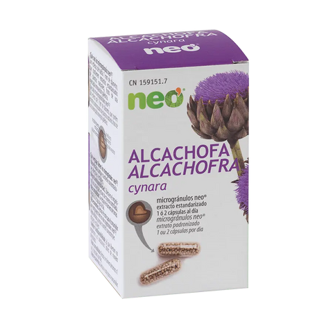 Neovital Artichoke Neo supplement bottle with 45 capsules from Jag Couture London New York, featuring green and white label design.